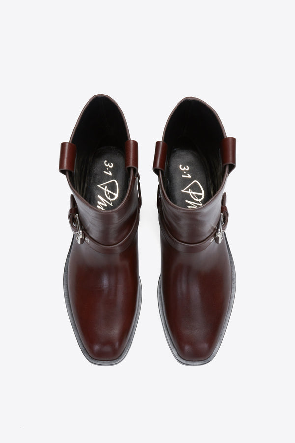 Phillip Lim Alexa Moto Boot ESPRESSO