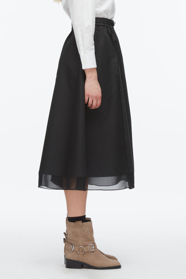 Phillip Lim Belted Midi Skirt BLACK
