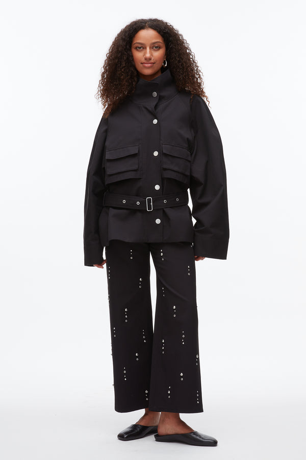 Phillip Lim Belted Utility Jacket BLACK