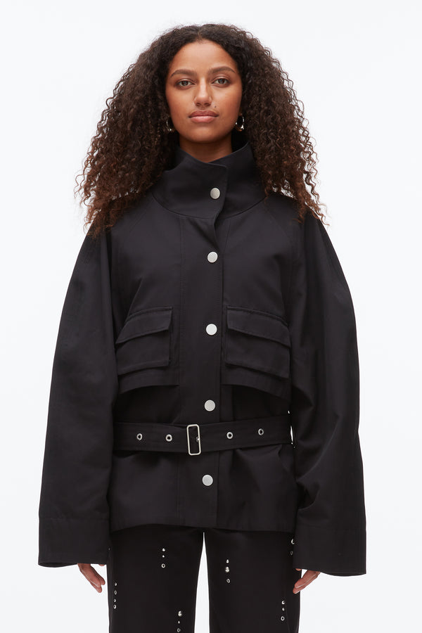 Phillip Lim Belted Utility Jacket BLACK