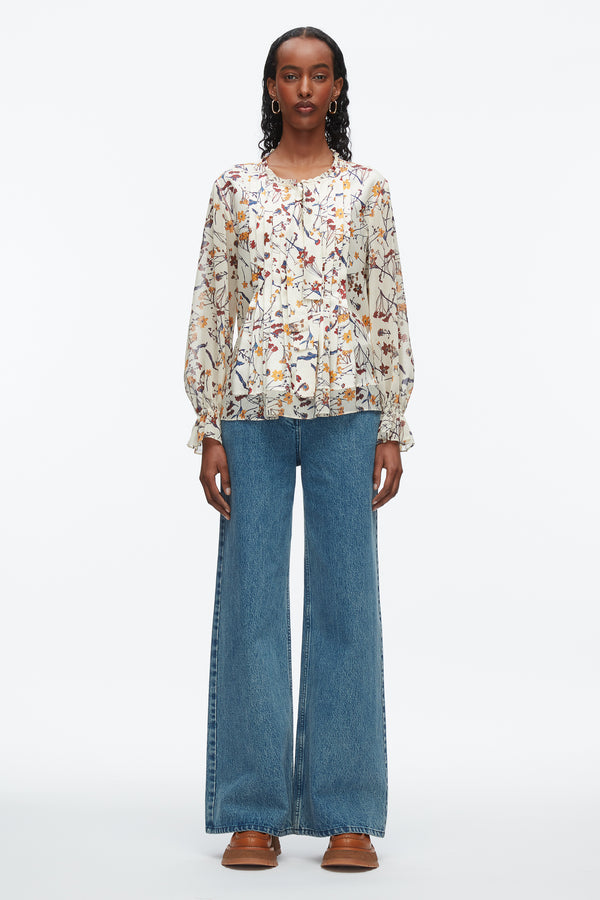 Phillip Lim Bliss Floral Blouse PARCHMENT MULTI
