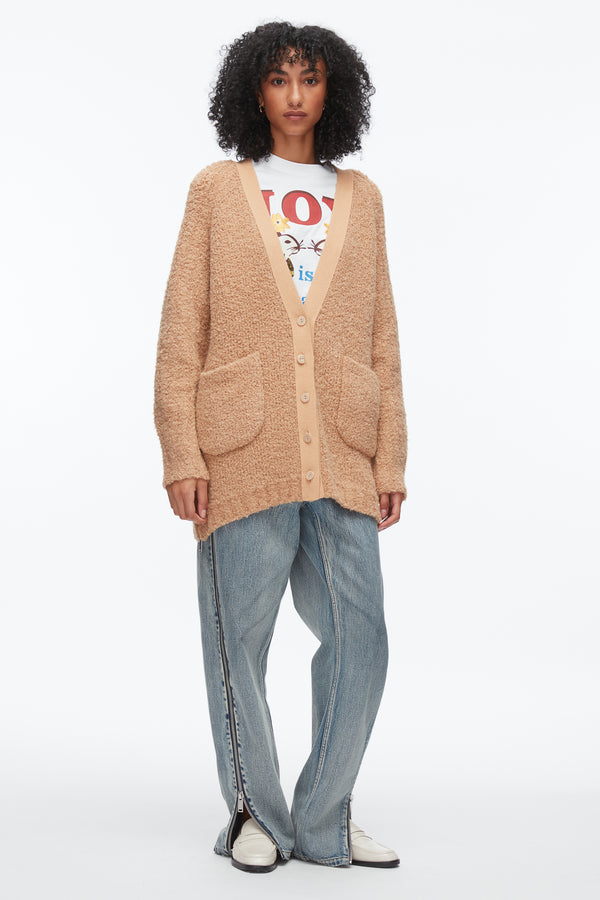 phillip lim Boucle Cardigan Coat FAWN
