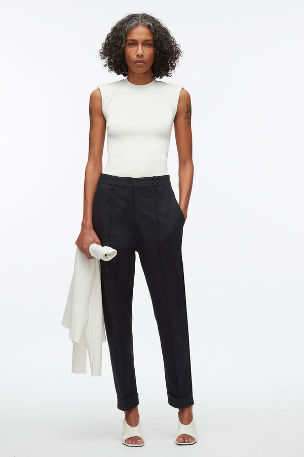 phillip lim Compact Rib Sleeveless Top IVORY