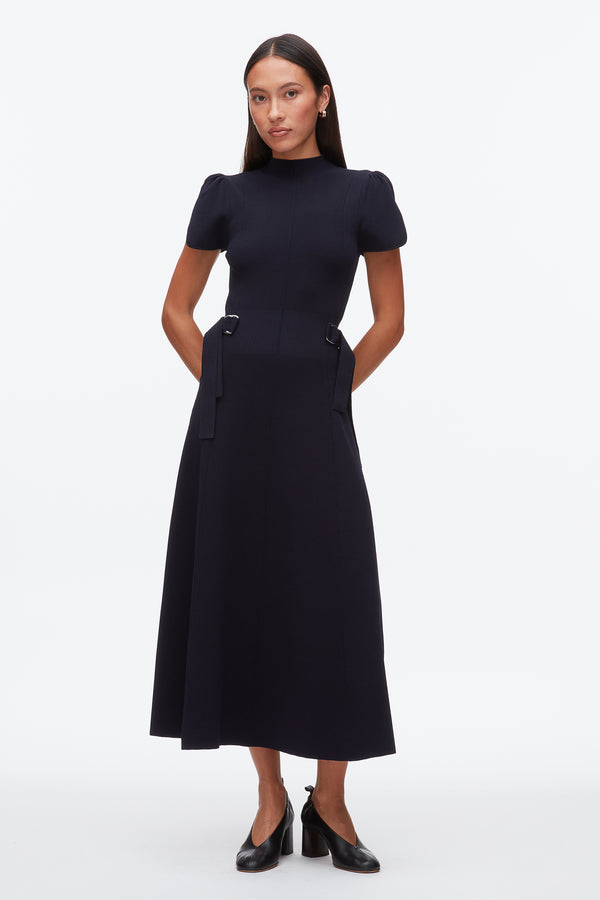 phillip lim Compact Rib Tulip Dress MIDNIGHT