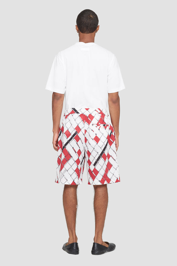 Phillip Lim Cruiser Short RED-WHT MULTI