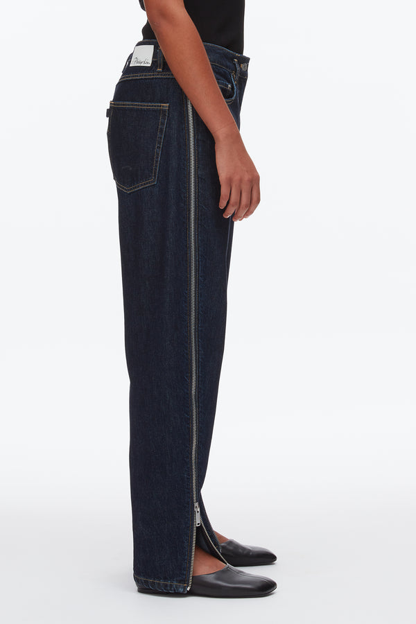 Phillip Lim Curve Denim Pant With Zip DARK INDIGO