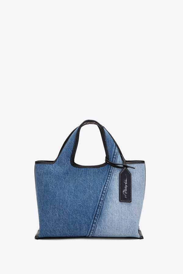 phillip lim Denim Mini Market Tote INDIGO