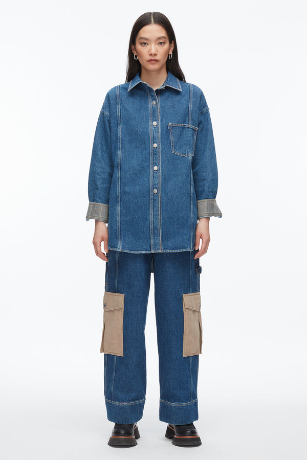 Phillip Lim Denim Shirt Jacket INDIGO