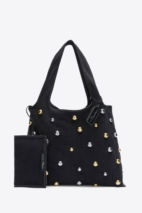phillip lim Dome Embellishment Market Tote BLACK