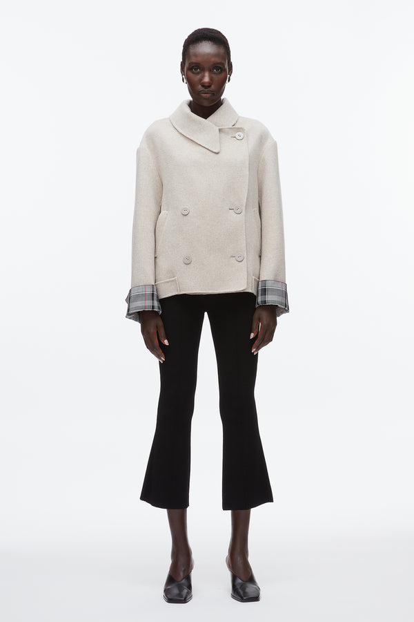Phillip Lim Double Face Cropped Peacoat CLOUD