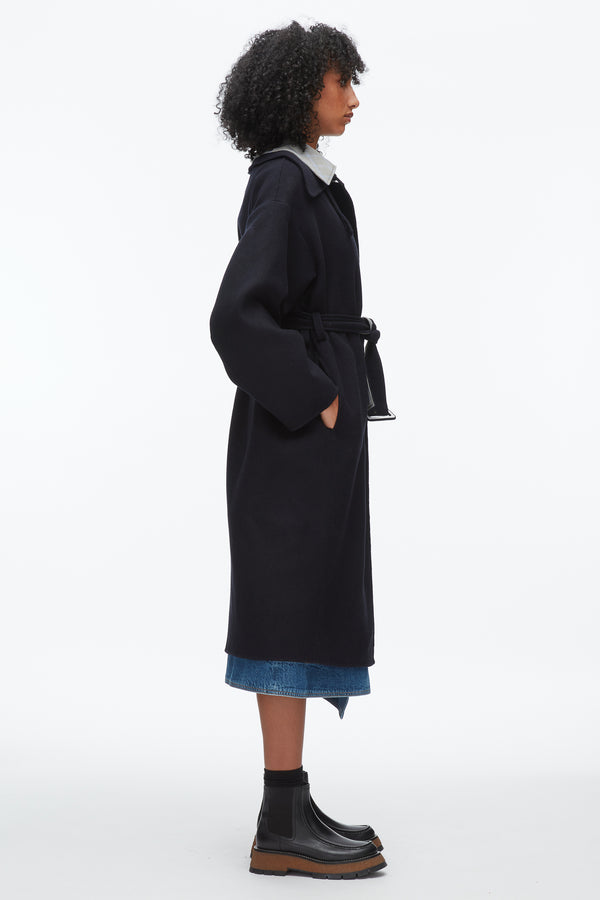 Phillip Lim Double Face Wool Belted Coat ECLIPSE