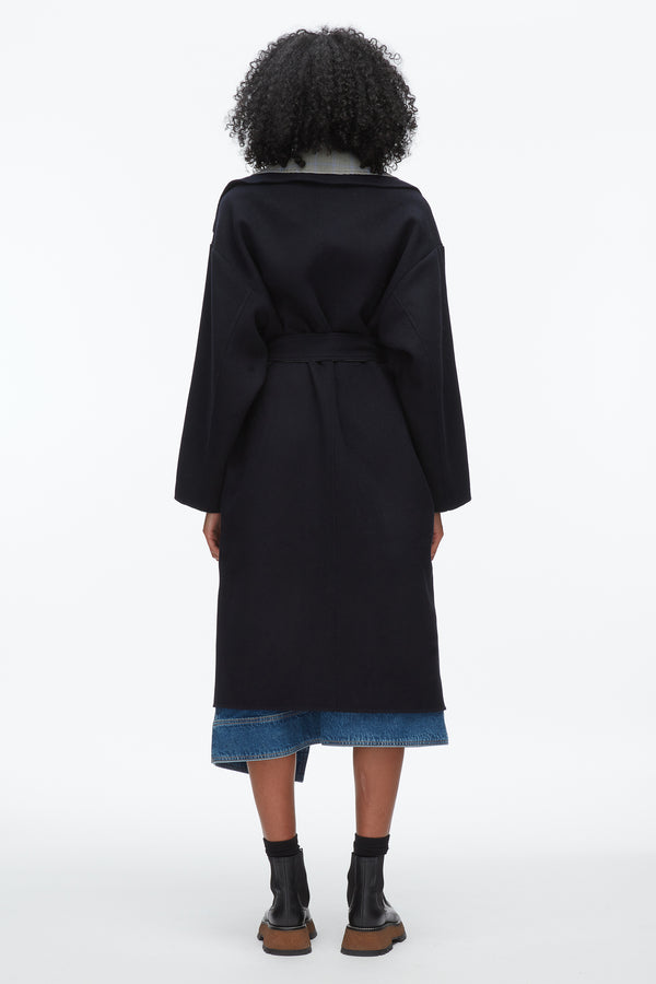 Phillip Lim Double Face Wool Belted Coat ECLIPSE