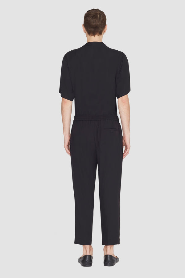 Phillip Lim Drawstring Tapered Trouser BLACK