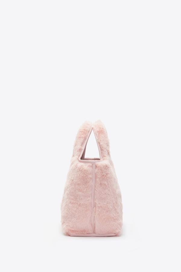 Phillip Lim Faux Fur Mini Market Tote BLUSH