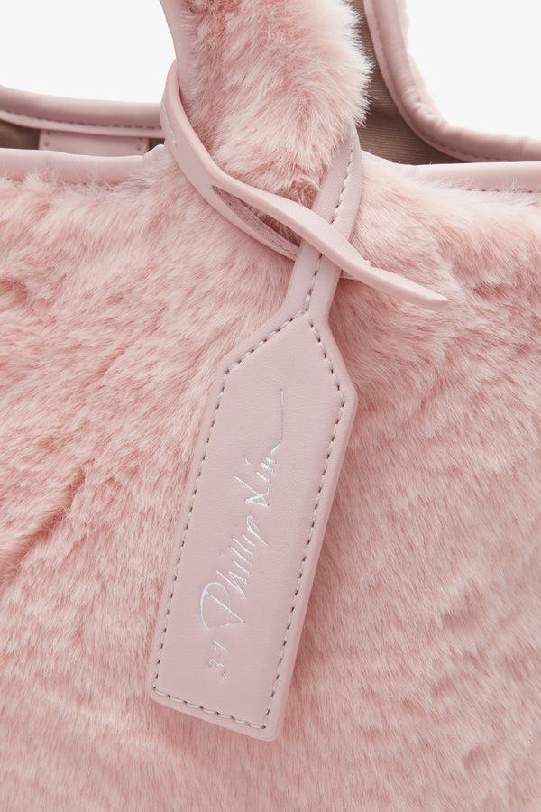 Phillip Lim Faux Fur Mini Market Tote BLUSH