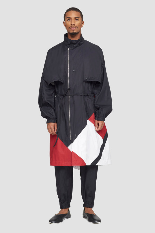 Phillip Lim Fishtail Parka BLK MULTI