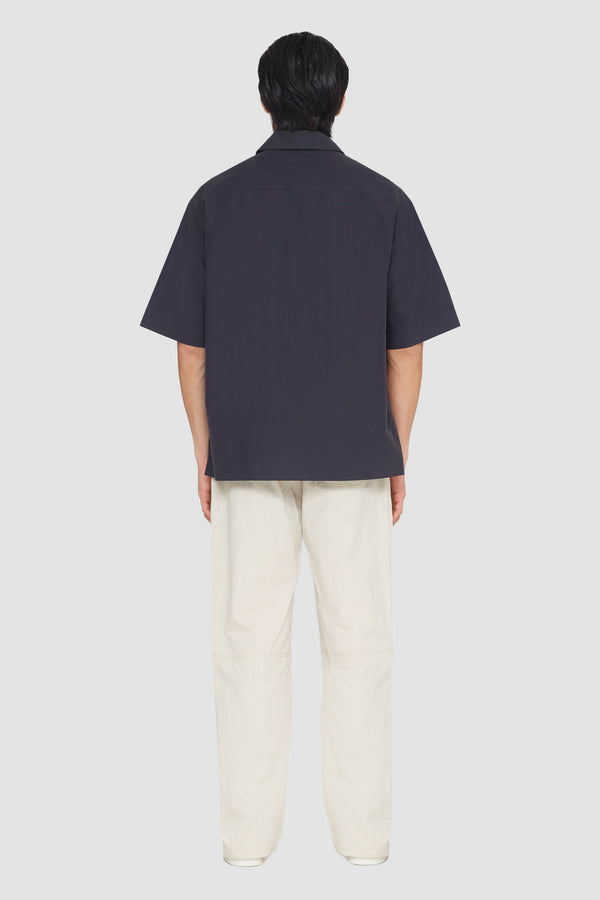 Phillip Lim Half-Zip Polo Shirt FADED BLACK