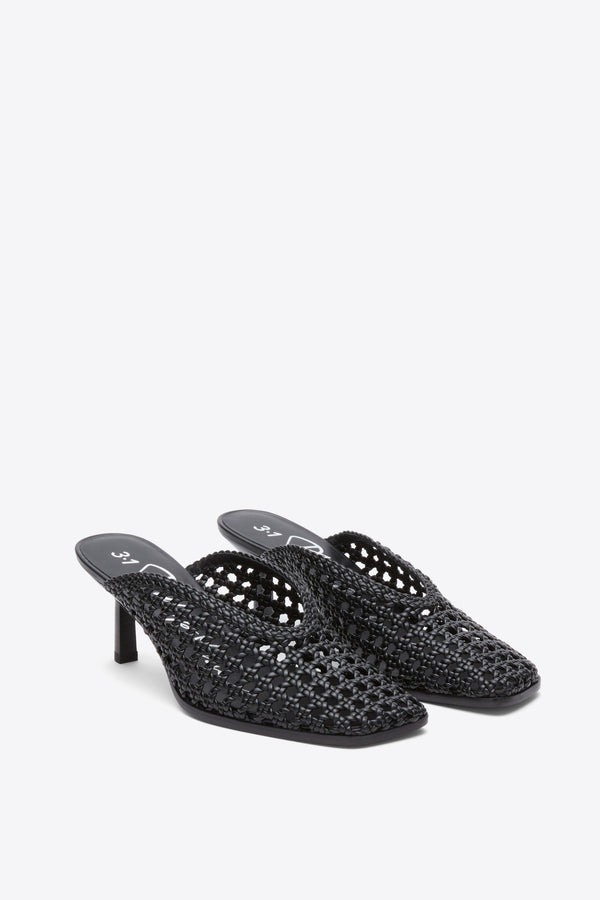 Phillip Lim ID Macrame Mule BLACK