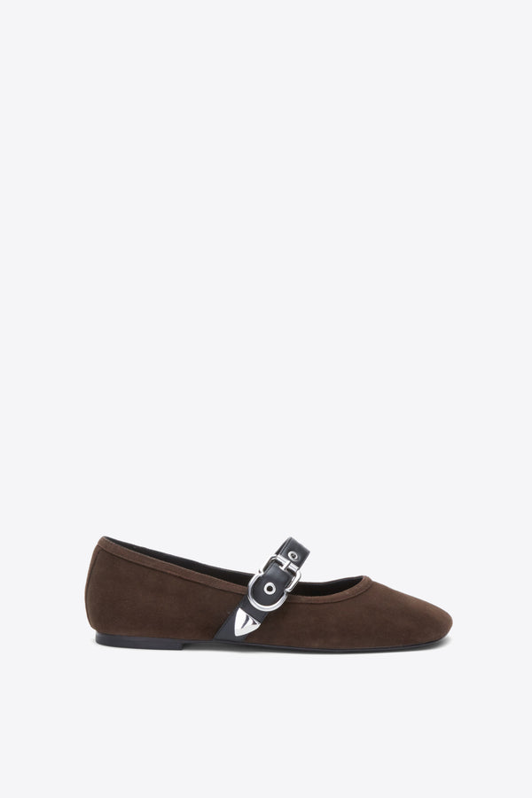 phillip lim ID Mary Jane Flat CHOCOLATE