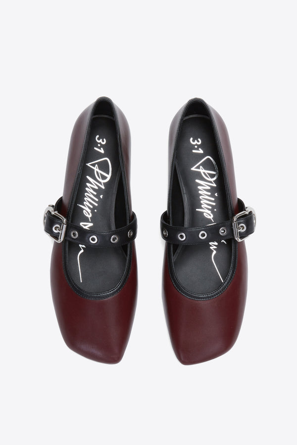 Phillip Lim ID Mary Jane Flat OX BLOOD