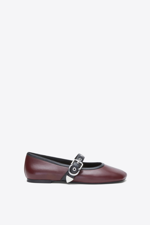 phillip lim ID Mary Jane Flat OX BLOOD