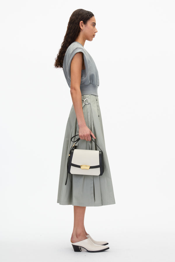 Phillip Lim ID Medium Shoulder Bag ALMOND-BLK