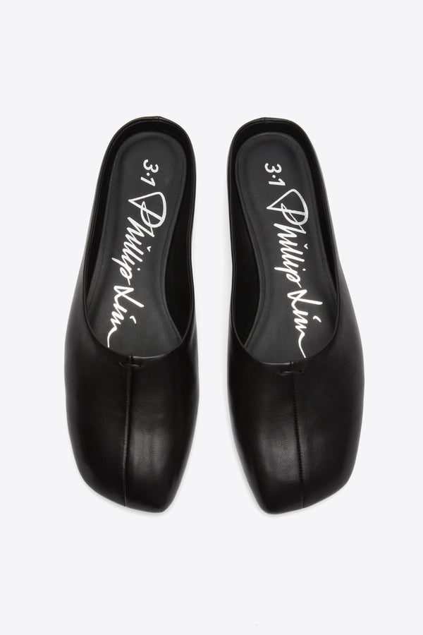 Phillip Lim ID Mule Flat BLACK