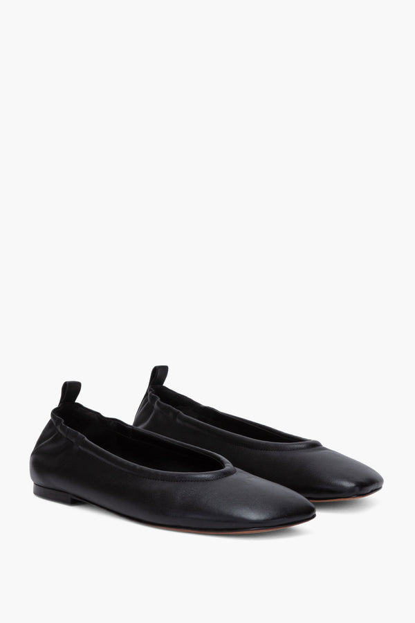 Phillip Lim ID Stretch Back Ballerina Flat BLACK