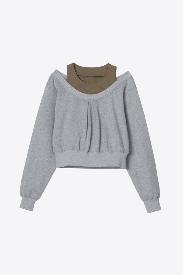 Phillip Lim Layered Tank Terry Top BLACK-BLACK