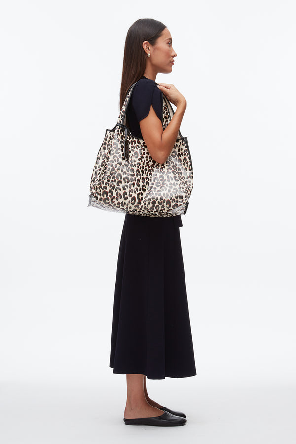 Phillip Lim Leopard Print Market Tote LEOPARD