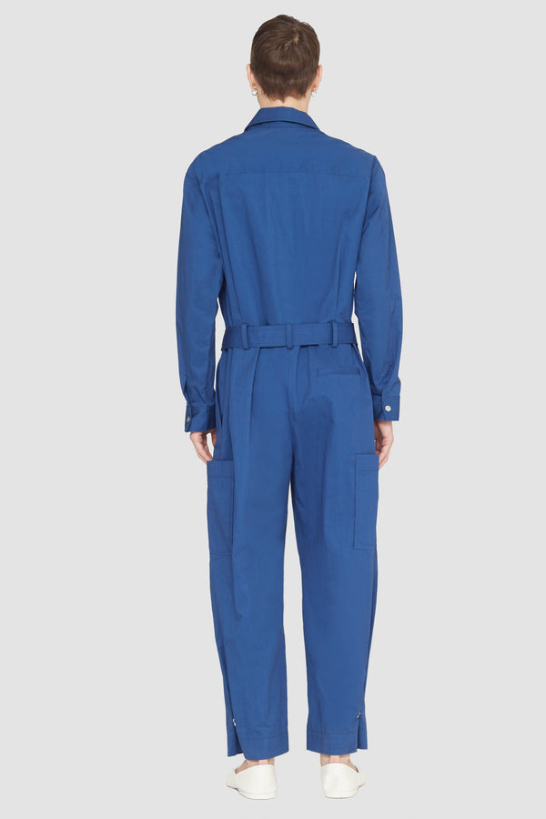 Phillip Lim Long-Sleeve Jumpsuit BLUE
