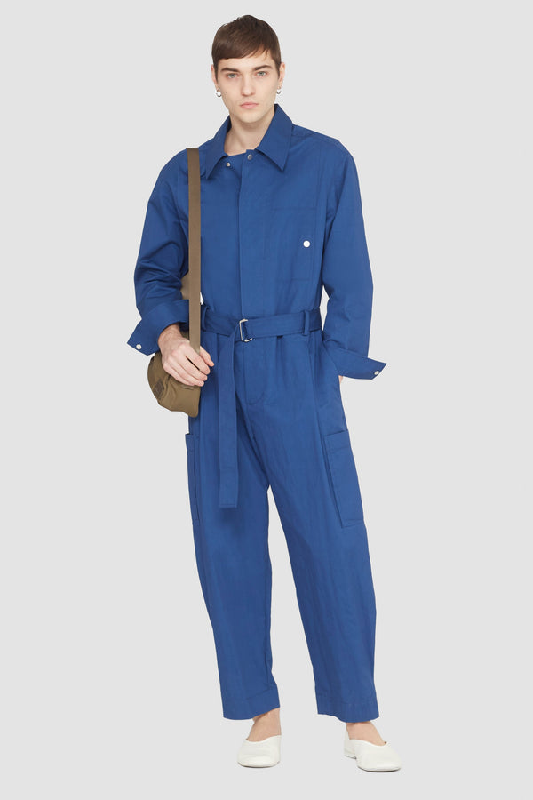 phillip lim Long-Sleeve Jumpsuit BLUE