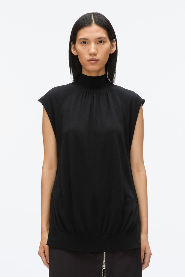 Phillip Lim Mockneck Shell BLACK