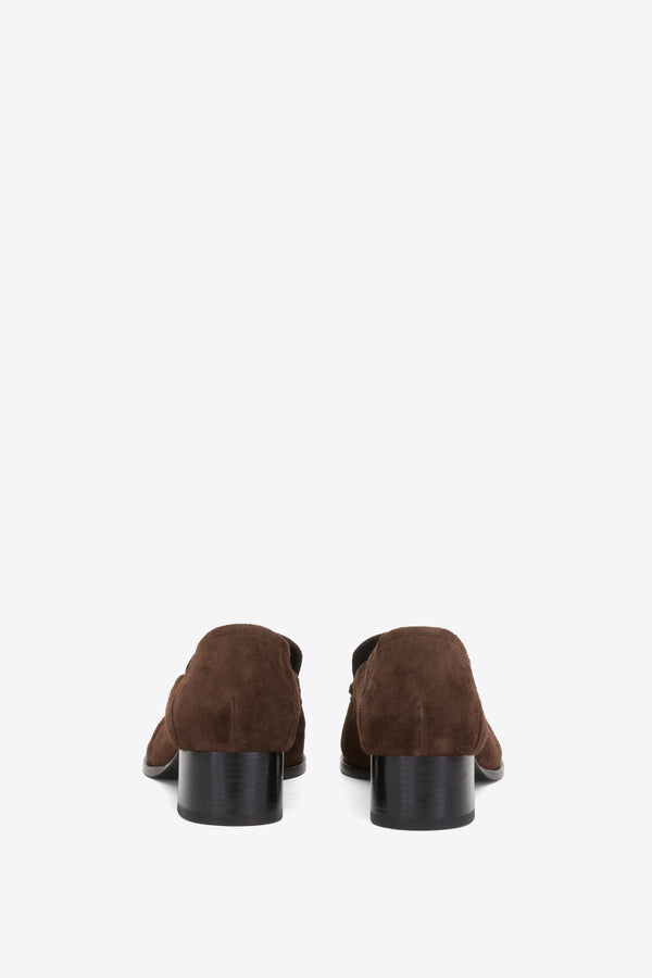 Phillip Lim Nadia Heeled Loafer CHOCOLATE