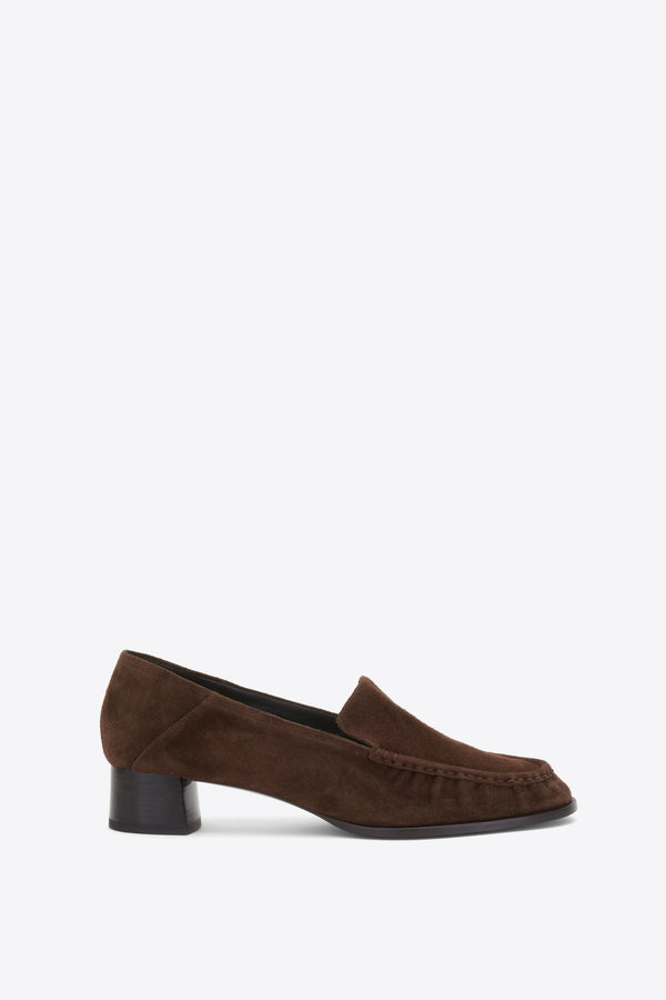 phillip lim Nadia Heeled Loafer CHOCOLATE