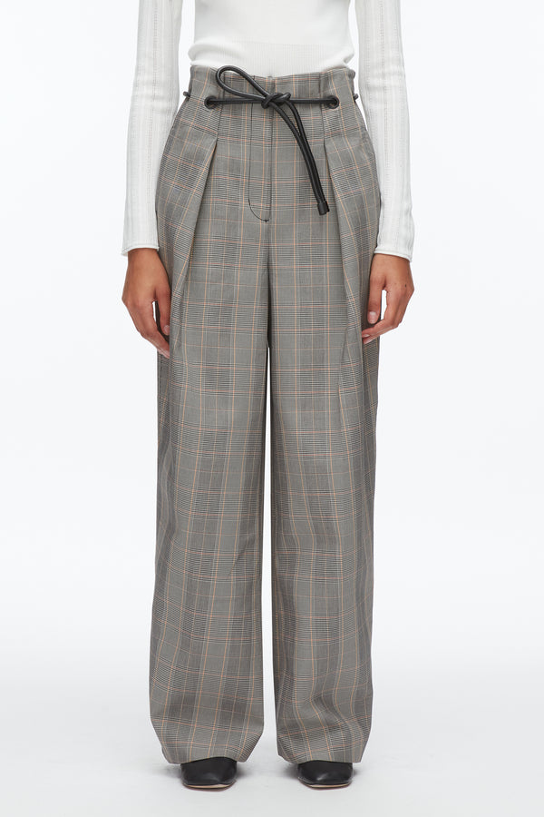 Phillip Lim Origami Wide Leg Pant BLK MULTI