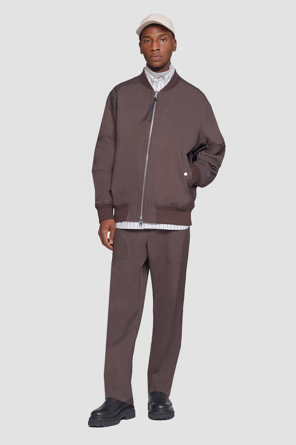 Phillip Lim Oversized Bomber Jacket ESPRESSO