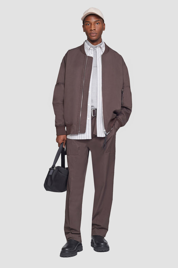 phillip lim Oversized Bomber Jacket ESPRESSO