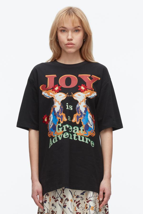Phillip Lim Oversized Souvenir Tee BLACK MULTI