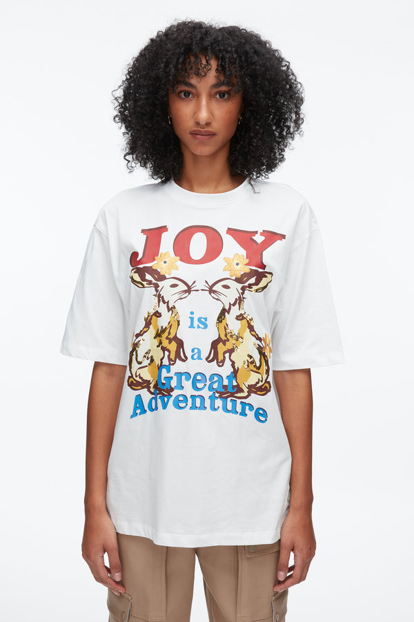 Phillip Lim Oversized Souvenir Tee WHITE MULTI