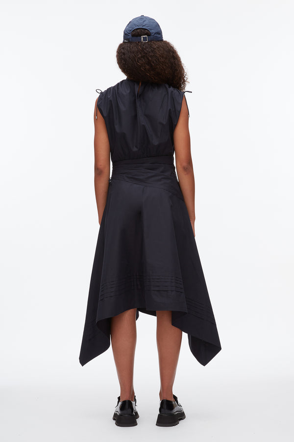 Phillip Lim Ruched Handkerchief Dress MIDNIGHT