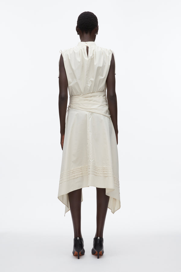 Phillip Lim Ruched Handkerchief Dress STONE