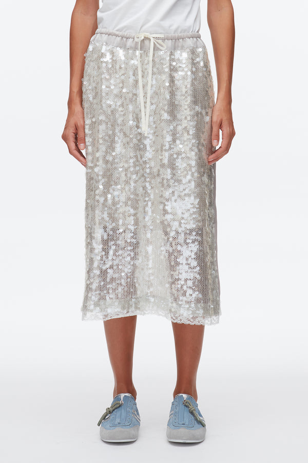 Phillip Lim Sequin Midi Skirt FOG