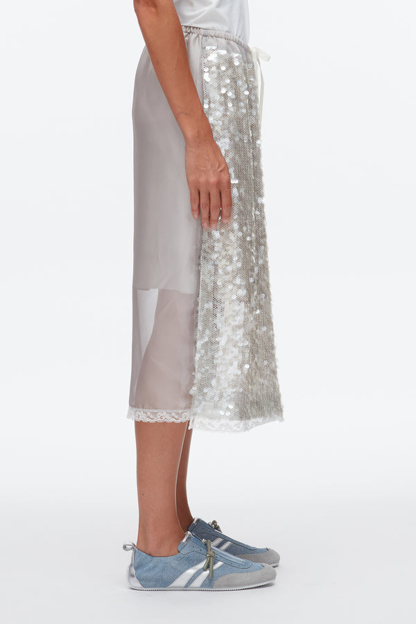Phillip Lim Sequin Midi Skirt FOG