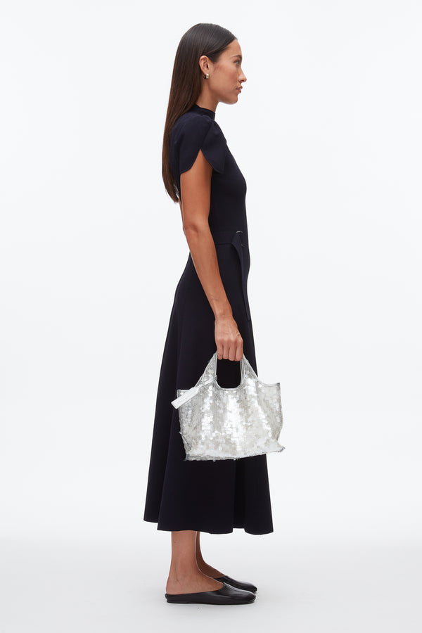 Phillip Lim Sequin Mini Market Tote SILVER