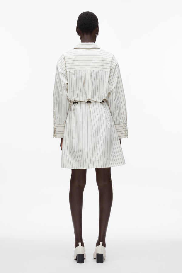 Phillip Lim Shirt Dress With Ties CREAM MULTI