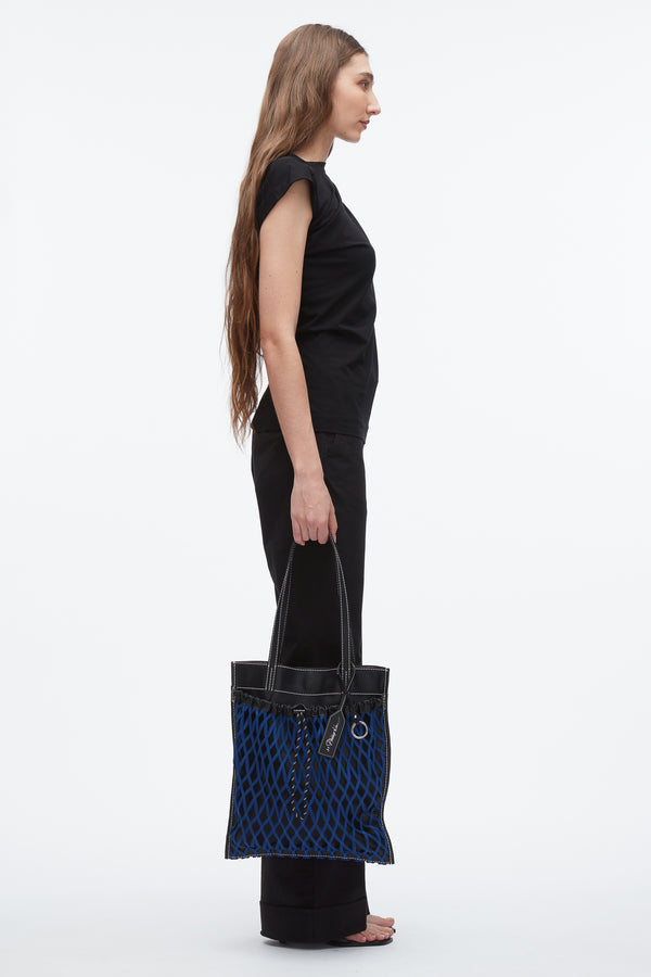 Phillip Lim Slim Net Tote BLK MULTI