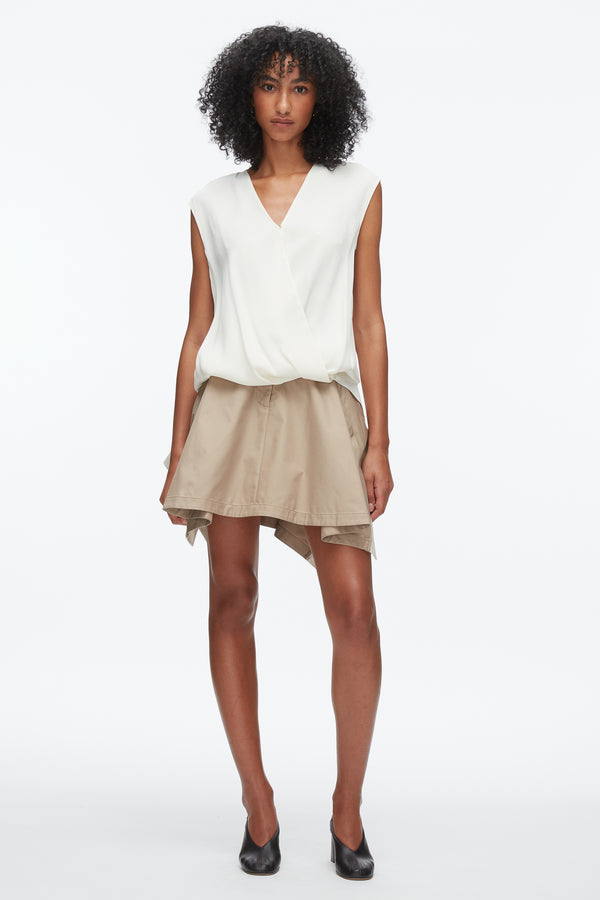 phillip lim Soft Drape Sleeveless Blouse IVORY