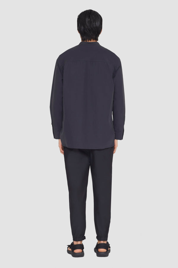 Phillip Lim Stand Collar Shirt FADED BLACK