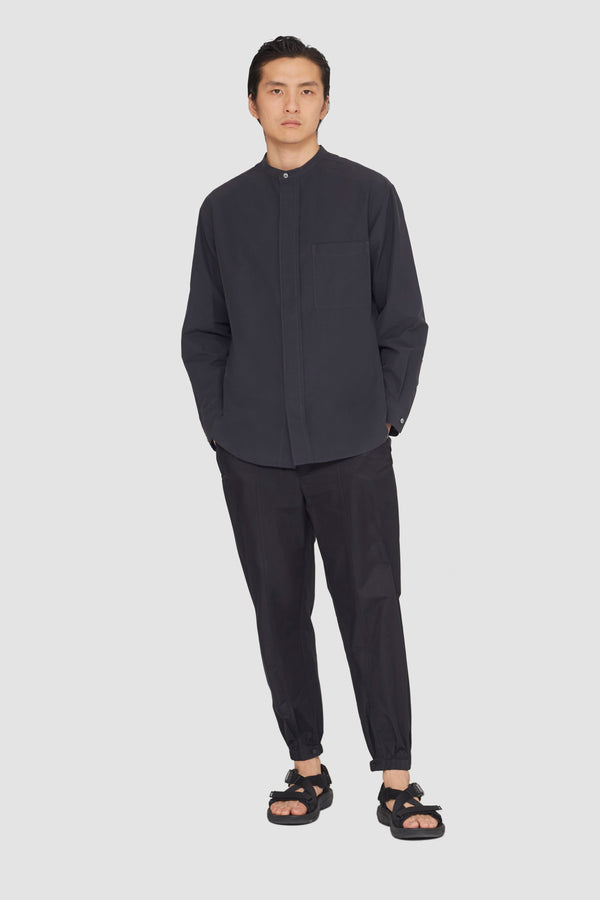 phillip lim Stand Collar Shirt FADED BLACK